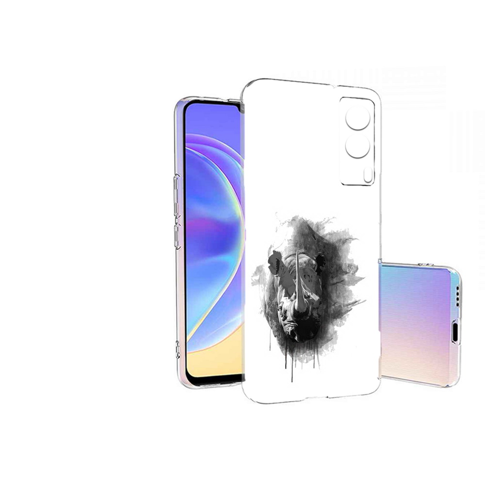 

Чехол MyPads Tocco для Vivo V21E носорог (PT161736.380.523), Прозрачный, Tocco