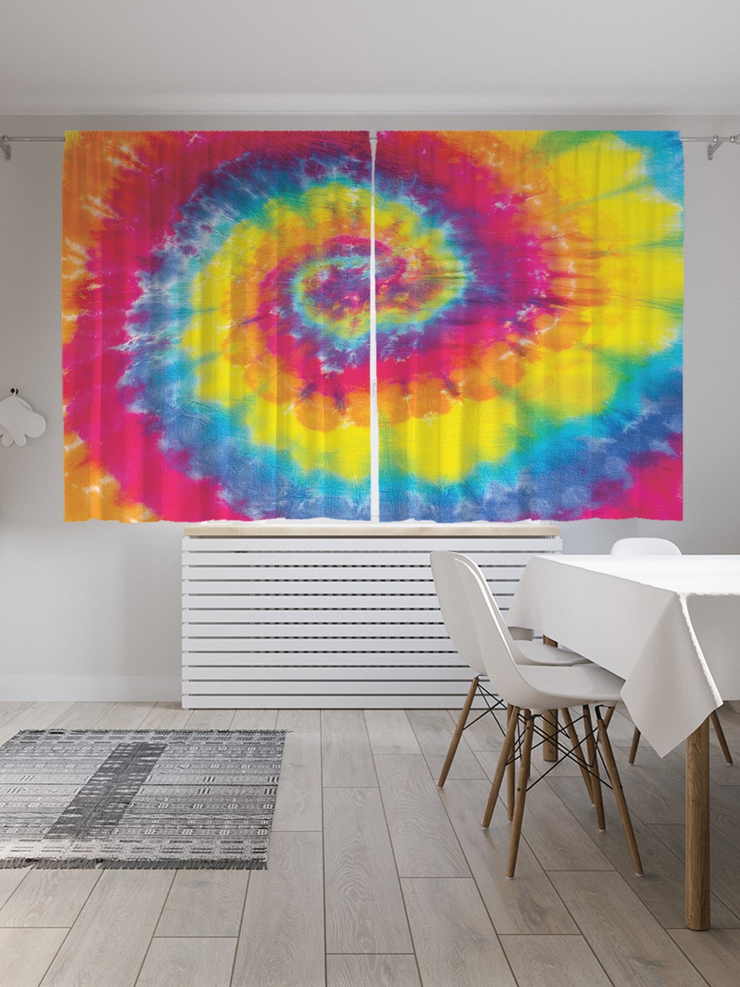 

Шторы JoyArty "Насыщенные красочные разводы", Oxford DeLux, 2 полотна 145x180 см, Насыщенные красочные разводы