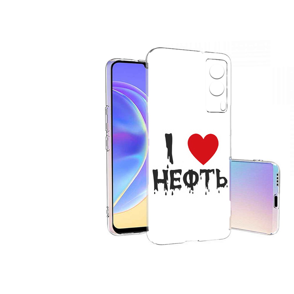 

Чехол MyPads Tocco для Vivo V21E нефть (PT161736.380.522), Прозрачный, Tocco