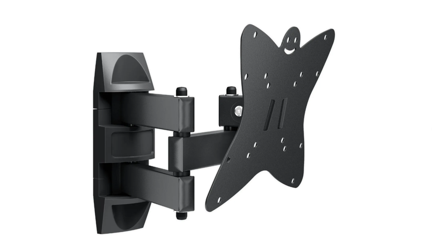

Наклонно-поворотный кронштейн для телевизора Holder LCDS-5038 METALLIC 20-37 черный, LCDS-5038 METALLIC