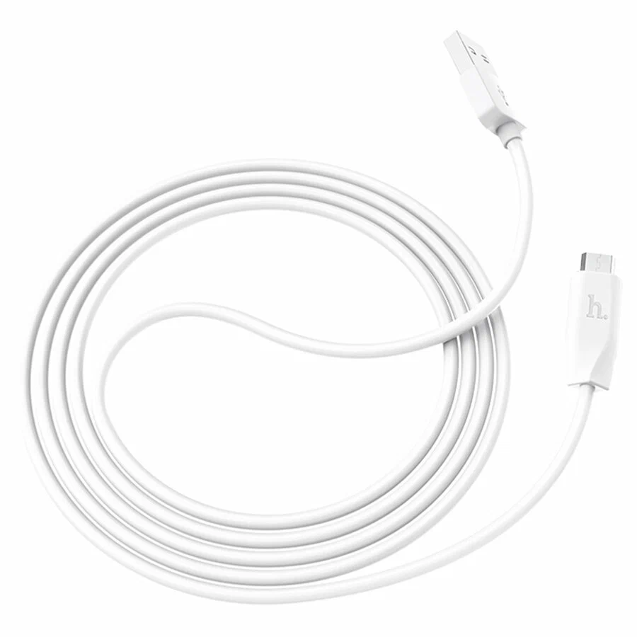 

Кабель Hoco X1m Rapid micro USB - USB 2м, белый, X1m Rapid