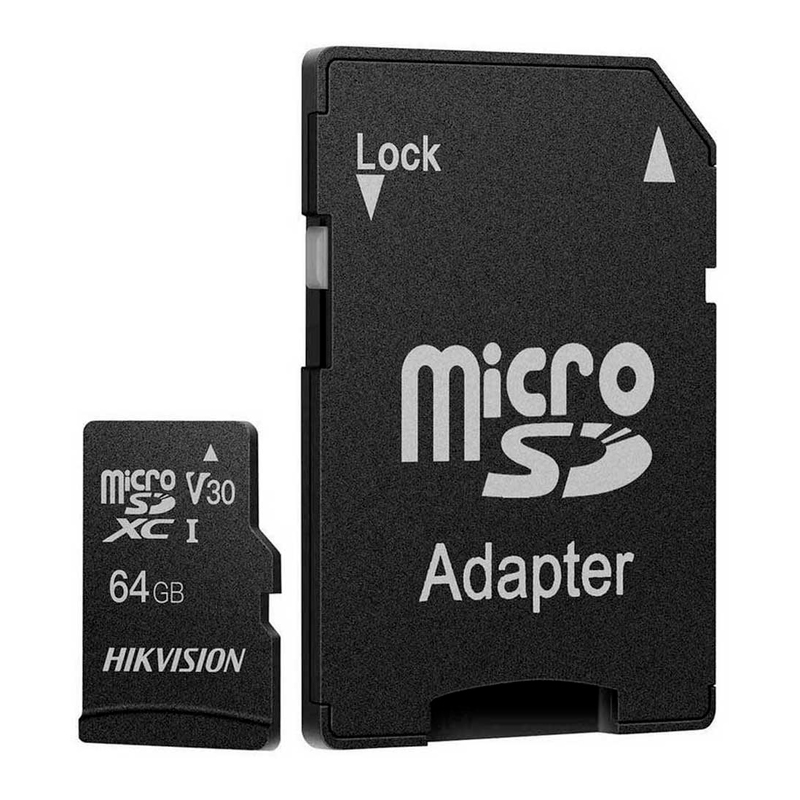 Карта памяти Hikvision Micro SDXC 64Гб (HS-TF-C1(STD)/64G/ADAPTER)