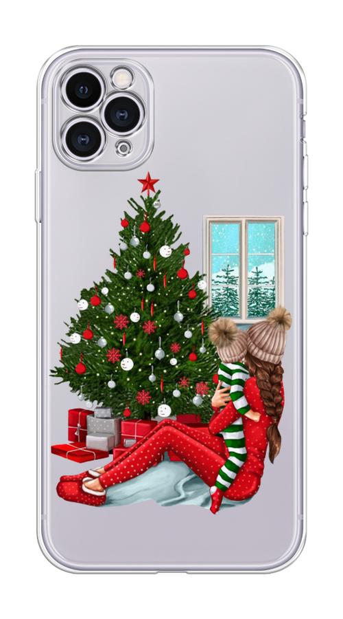 

Чехол на Apple iPhone 11 Pro "Новый год с мамой", Красный;зеленый;голубой, 12350-6