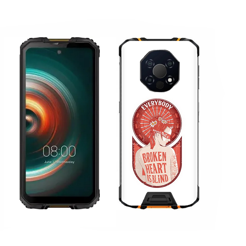 

Чехол MyPads Tocco для Oukitel WP13 девушка разбитое сердце, Прозрачный, Tocco