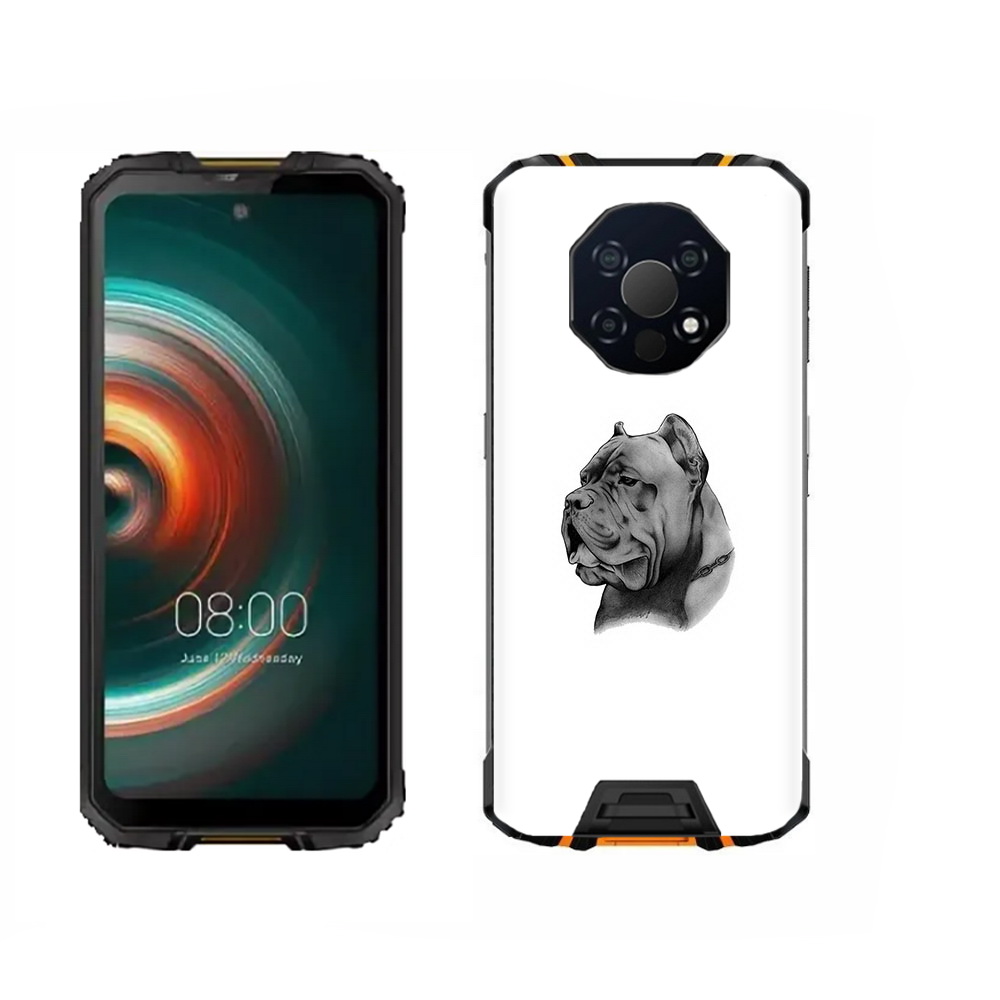 

Чехол MyPads Tocco для Oukitel WP13 грозный бульдог, Прозрачный, Tocco