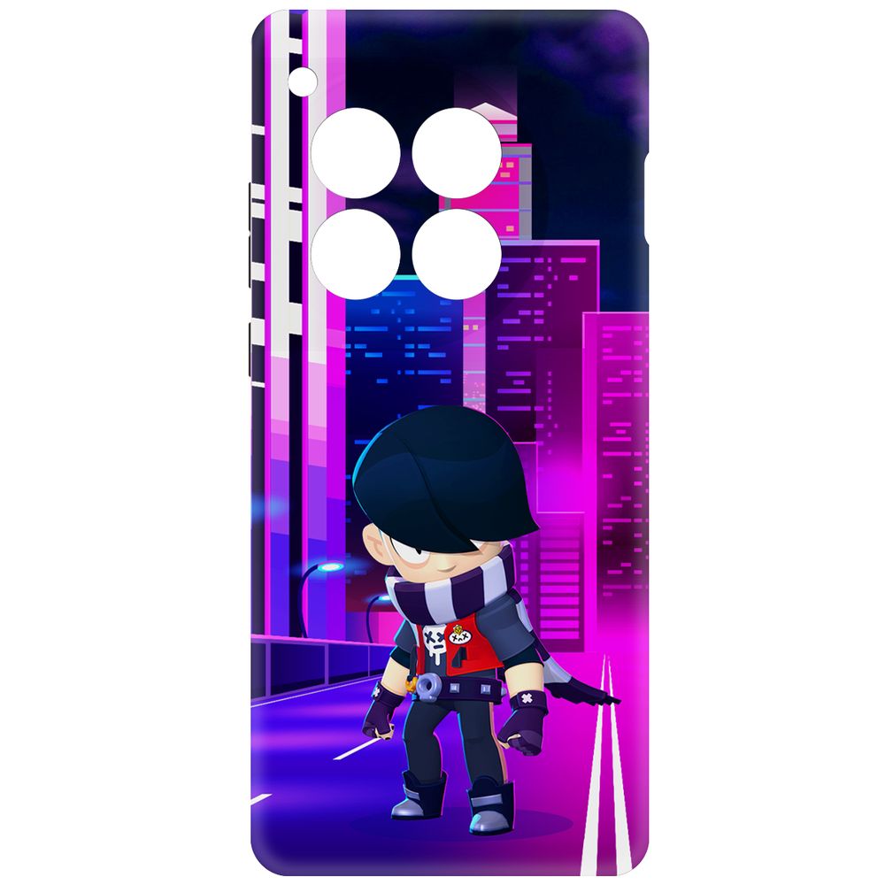

Чехол-накладка Krutoff Soft Case Brawl Stars - Эдгар для OnePlus 12 черный