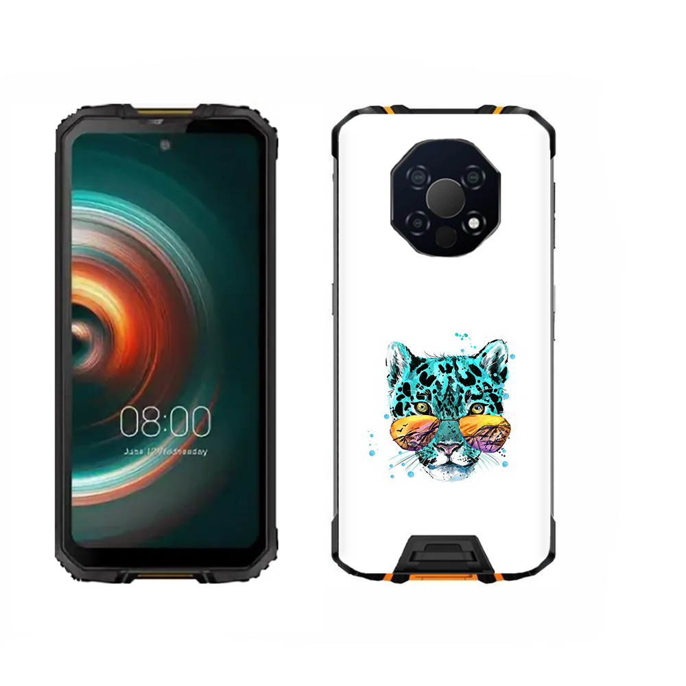 

Чехол MyPads Tocco для Oukitel WP13 голубой лео, Прозрачный, Tocco