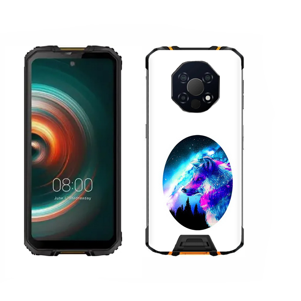 

Чехол MyPads Tocco для Oukitel WP13 голубой волк, Прозрачный, Tocco