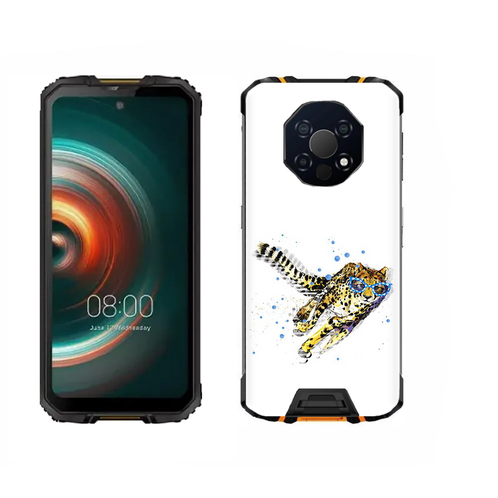 

Чехол MyPads Tocco для Oukitel WP13 гепард в очках, Прозрачный, Tocco