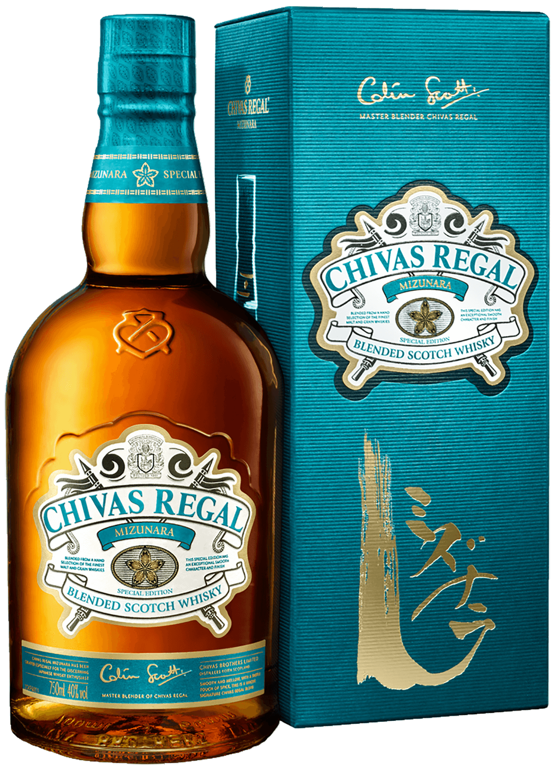 фото Виски chivas regal mizunara blended scotch whisky (gift box) chivas brothers