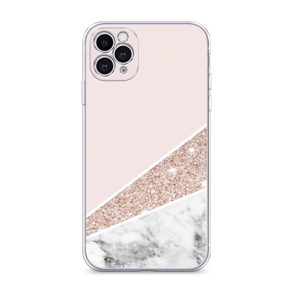 

Чехол для Apple iPhone 11 Pro "Блестящий розовый мрамор", 12350-3