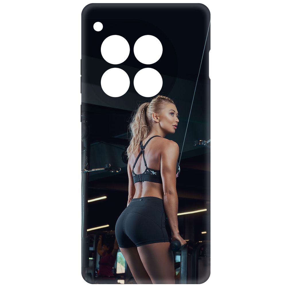 

Чехол-накладка Krutoff Soft Case Шорты женские для OnePlus 12 черный