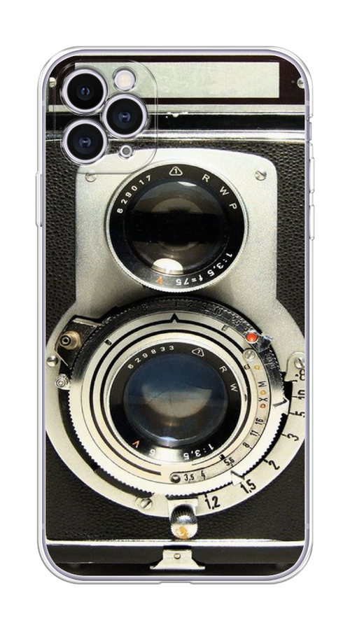 

Чехол на Apple iPhone 11 Pro "Старинный фотоаппарат", Серый;черный, 12350-6