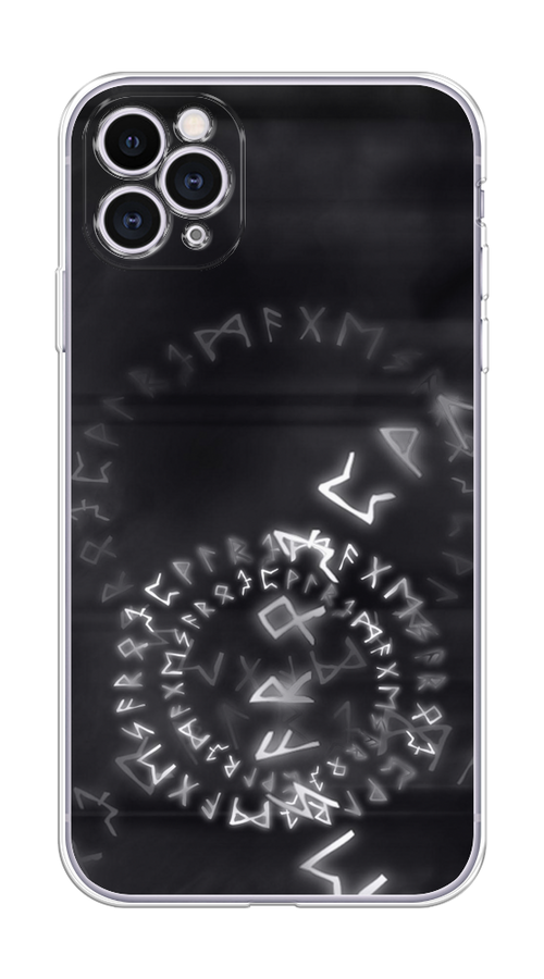 

Чехол на Apple iPhone 11 Pro "Руны", Серый;черный, 12350-3