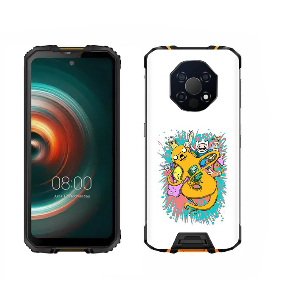 

Чехол MyPads Tocco для Oukitel WP13 время приключений рисунок, Прозрачный, Tocco