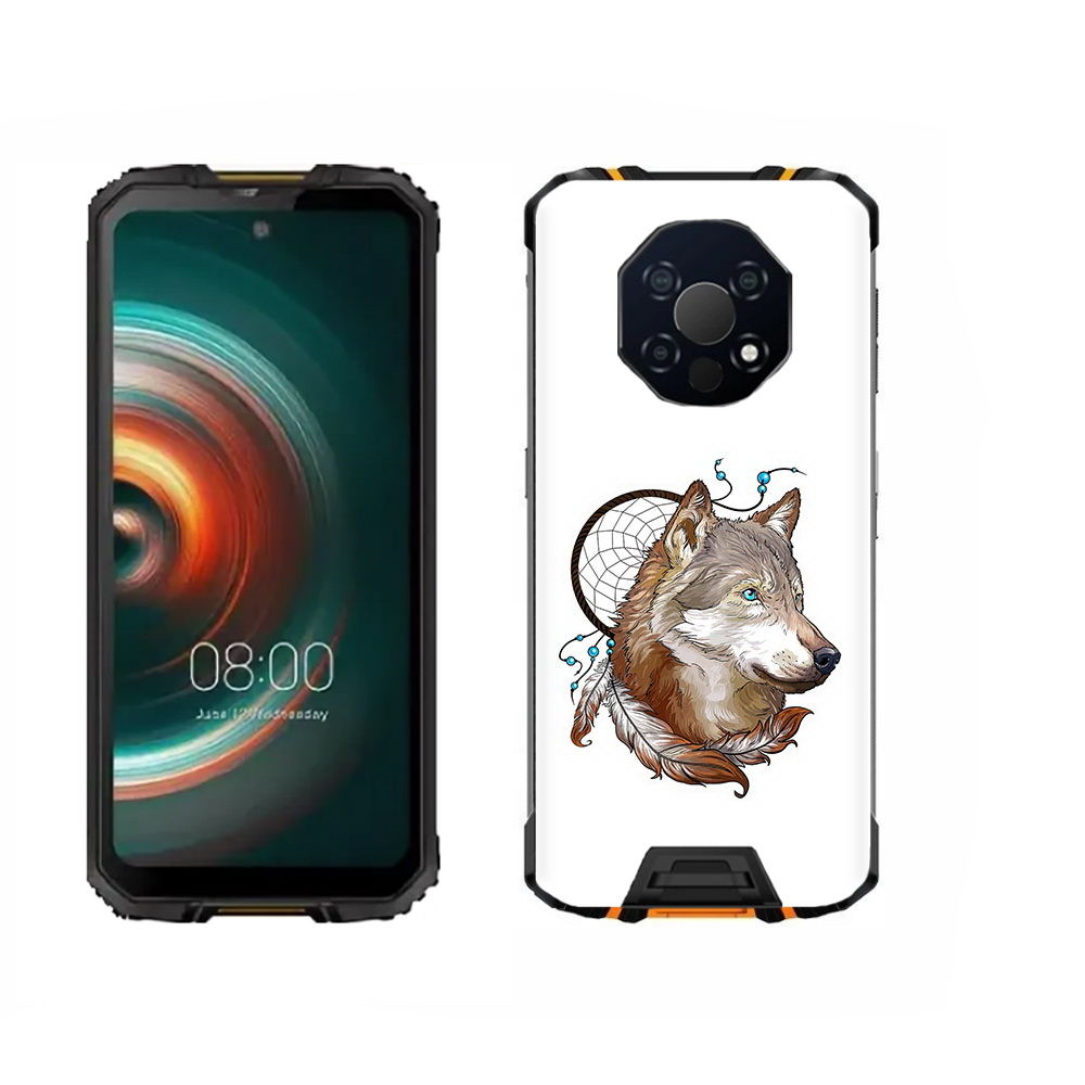 

Чехол MyPads Tocco для Oukitel WP13 волк и ловец снов, Прозрачный, Tocco