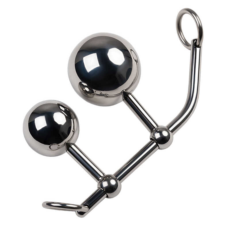 Стринги с двумя шарами для шибари