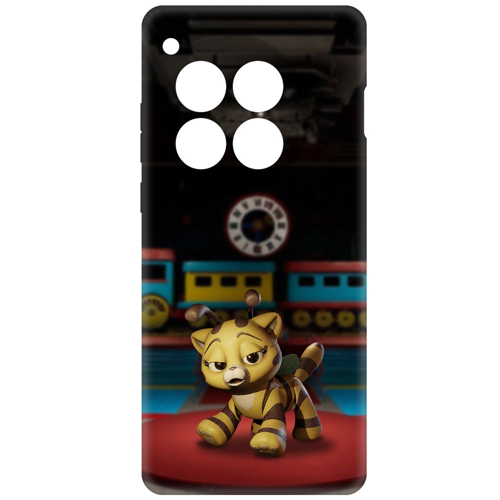

Чехол-накладка Krutoff Soft Case Хаги Ваги - Кошка-Пчёлка для OnePlus 12 черный