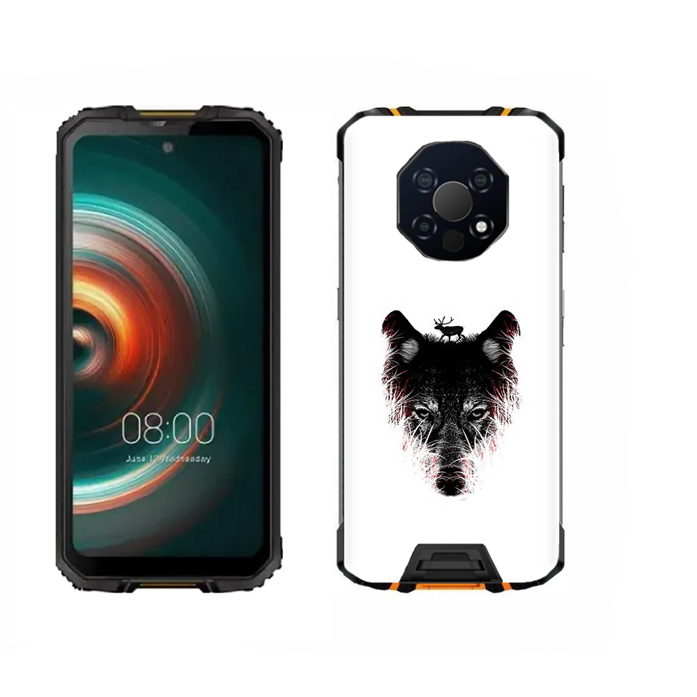 

Чехол MyPads Tocco для Oukitel WP13 волк в траве, Прозрачный, Tocco