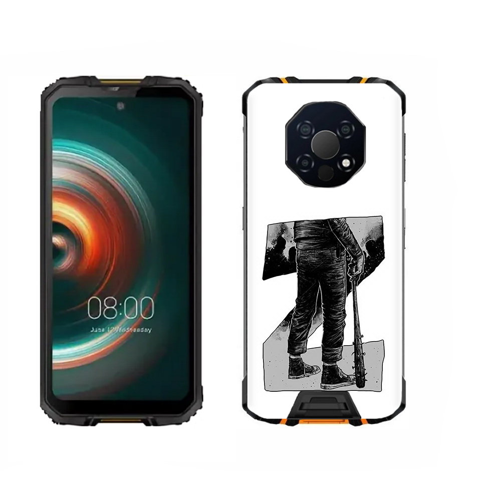 

Чехол MyPads Tocco для Oukitel WP13 воин черно белый, Tocco