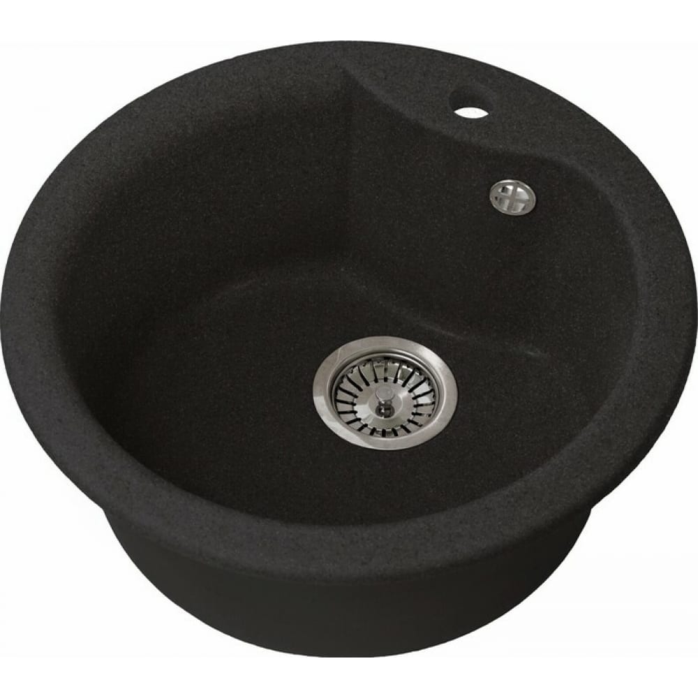 фото Кухонная мойка greenstone цвет: черный grs-08s-308 nobrand