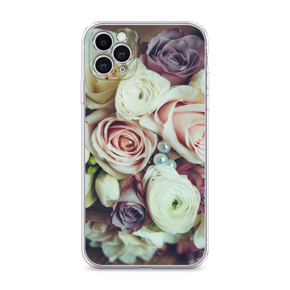 

Чехол для Apple iPhone 11 Pro "Свадебный букет", Белый;фиолетовый, 12350-2