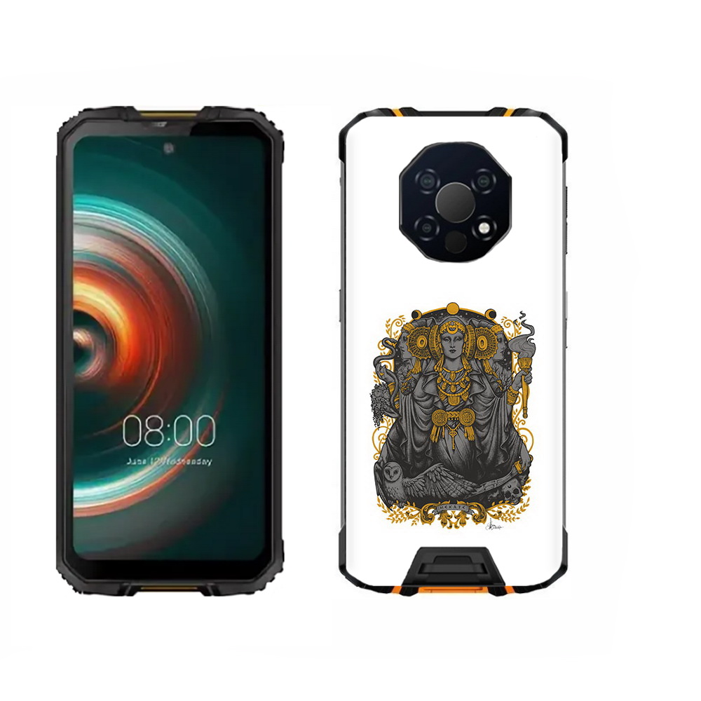 

Чехол MyPads Tocco для Oukitel WP13 божество с золотыми элементами, Прозрачный, Tocco