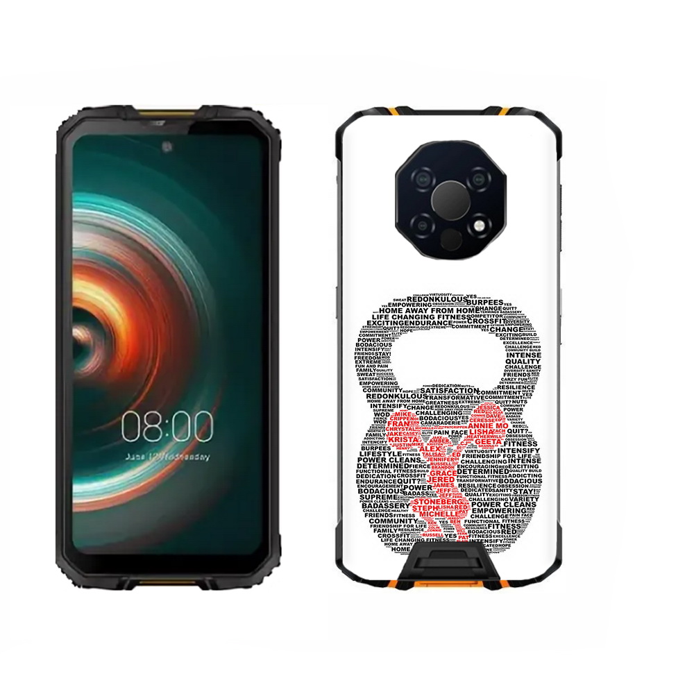 

Чехол MyPads Tocco для Oukitel WP13 бодибилдинг гиря из слов, Прозрачный, Tocco