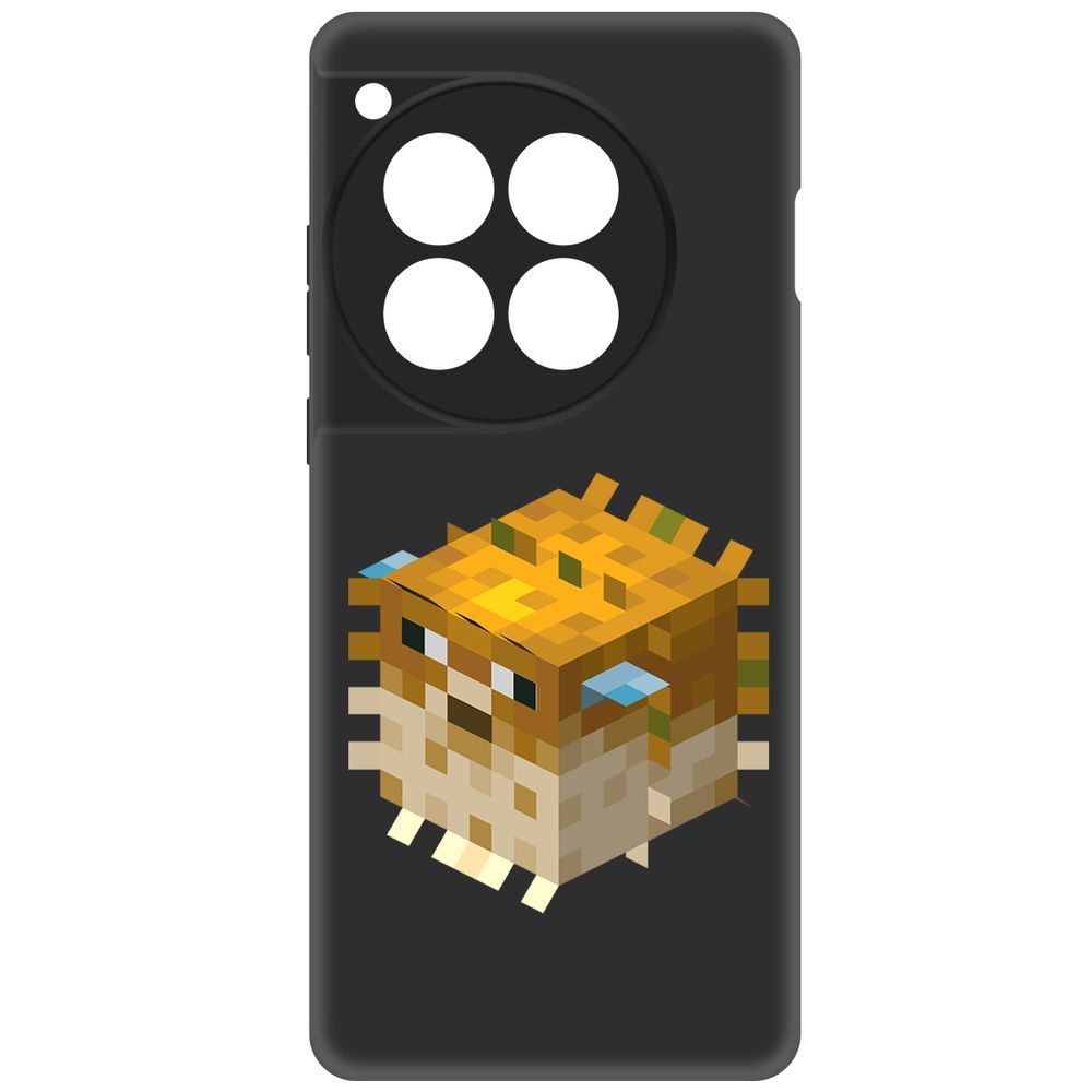 

Чехол-накладка Krutoff Soft Case Minecraft-Иглобрюх для OnePlus 12 черный