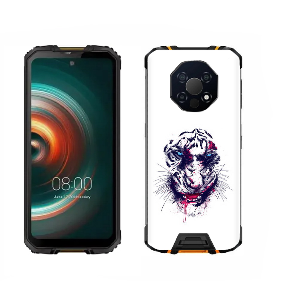 

Чехол MyPads Tocco для Oukitel WP13 безумный тигр, Прозрачный, Tocco