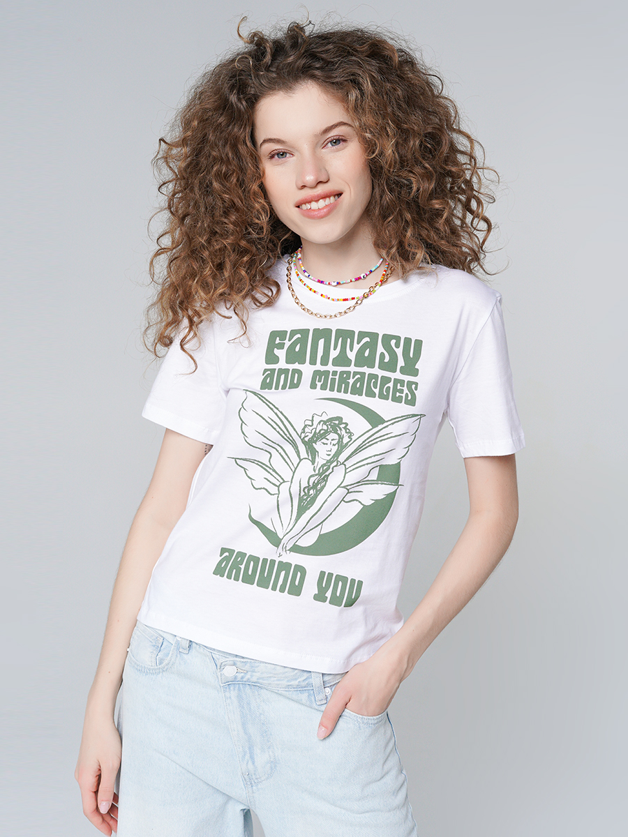 

Футболка женская ТВОЕ 88272 белая M, 88272