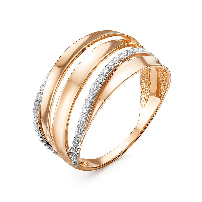 

Кольцо из золота с фианитом р.18 Delta 118180_, 118180_