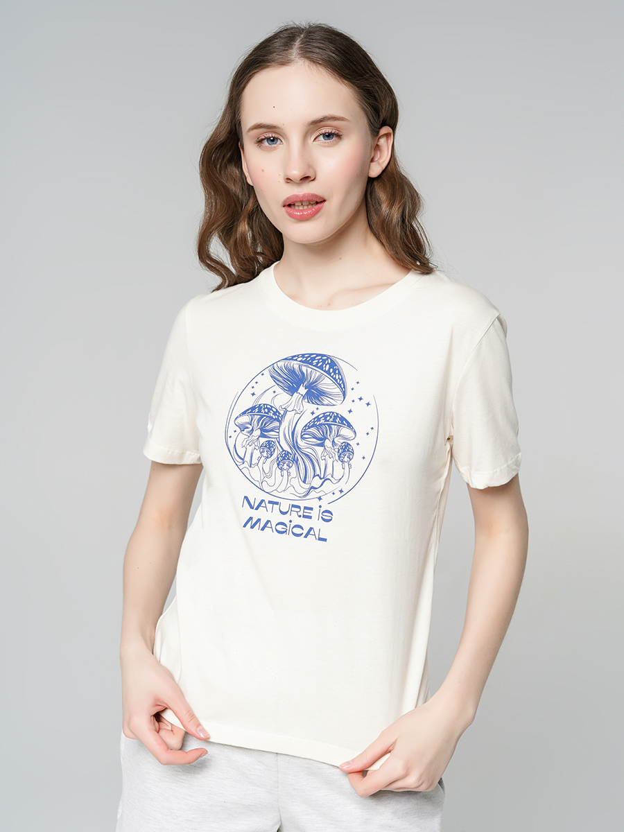 

Футболка женская ТВОЕ 88267 бежевая XL, 88267