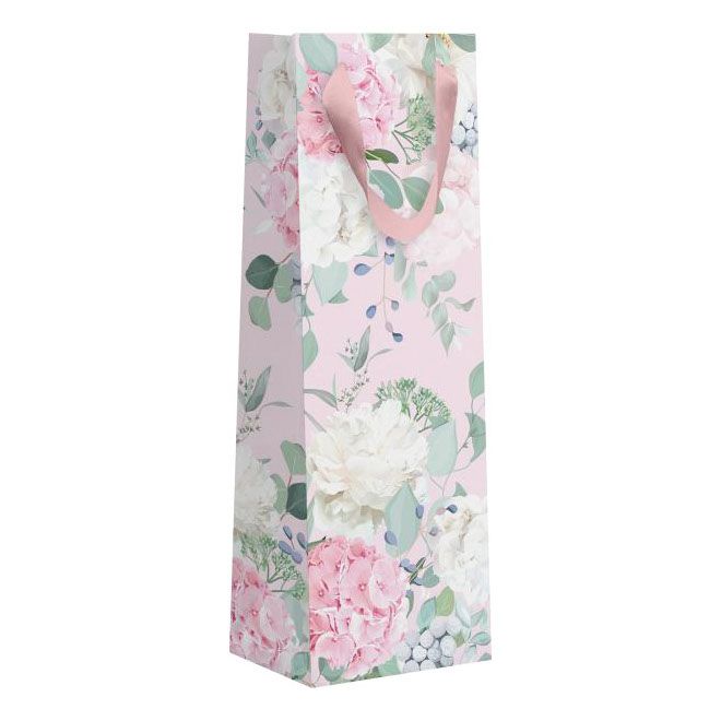 

Пакет подарочный 13 х 36 х 8,5 см Пакетико Прованс для бутылки тисненый, Разноцветный