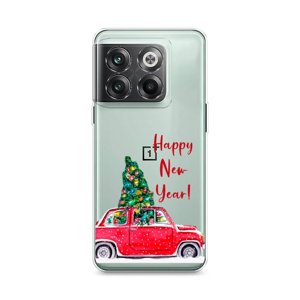 

Чехол на OnePlus 10T "Happy New Year", Красный;зеленый, 153150-5