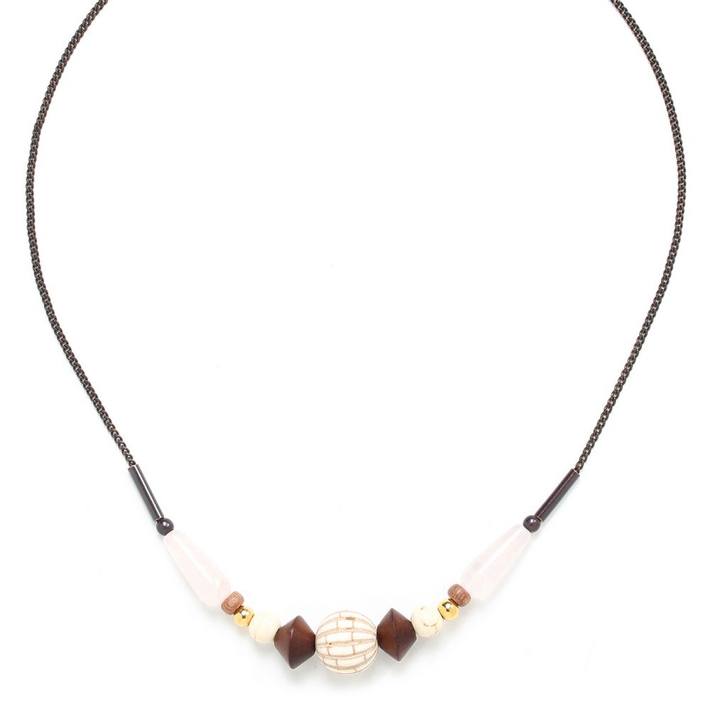 

Колье из бижутерного сплава с говлитом 47 см Nature Bijoux NB22.1-15-15-42072, NB22.1-15-15-42072