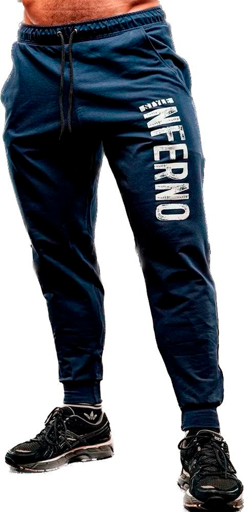 Спортивные брюки мужские INFERNO style Б-001-001 синие 2XL