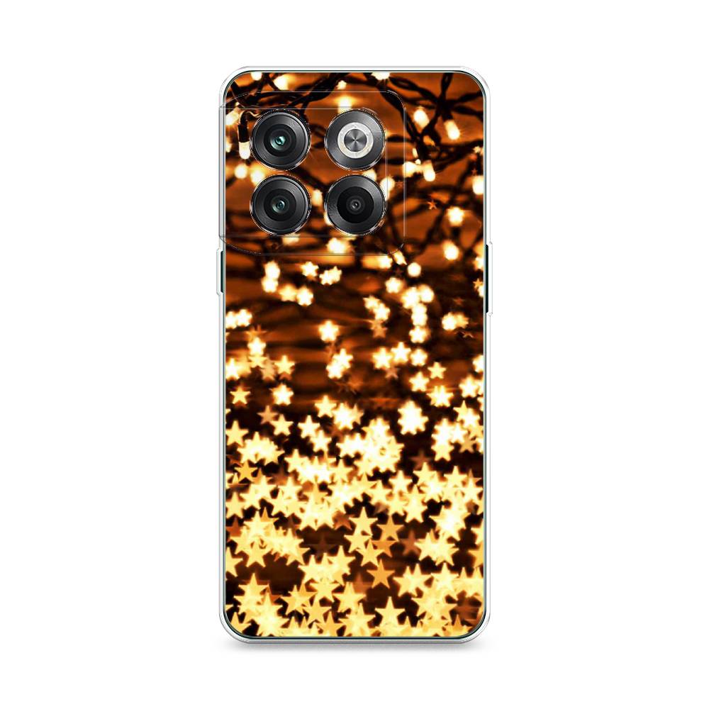 

Чехол на OnePlus 10T "Новогодняя гирлянда", Золотистый, 153150-5