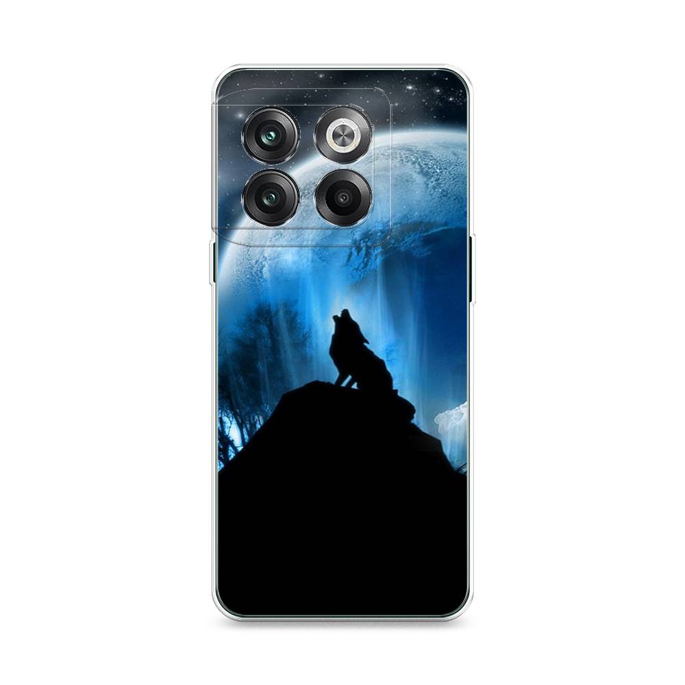 

Чехол на OnePlus 10T "Волк 2", Синий;черный;белый, 153150-1