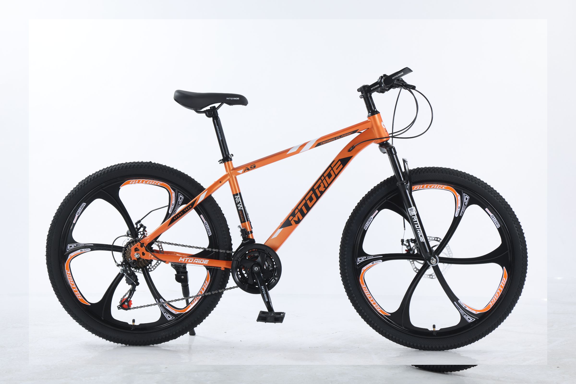Горный велосипед МТО RIDE 26 2023 оранжевый