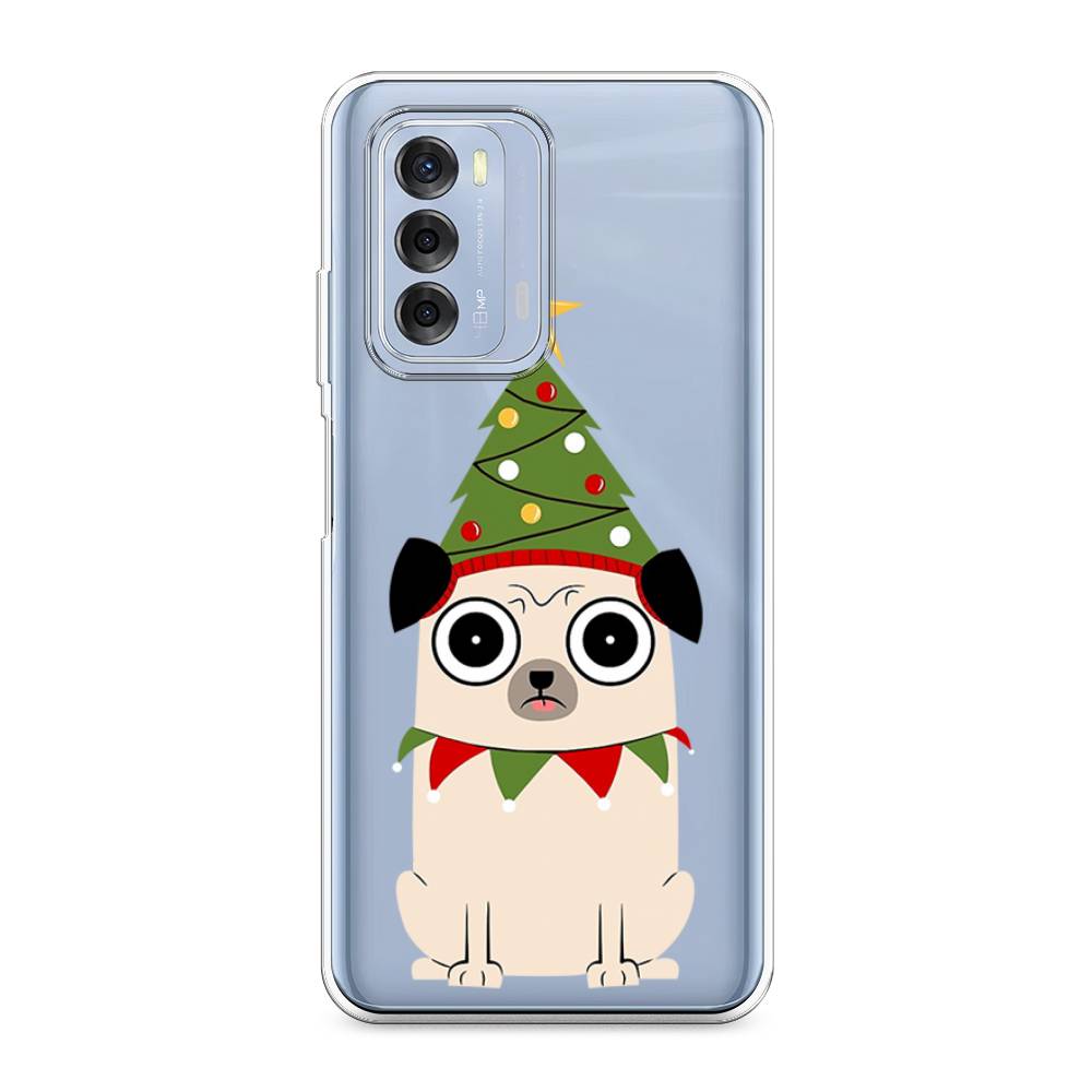 

Чехол для ZTE Blade V40 "Собачка с ёлочкой", Бежевый;красный;зеленый, 136150-1