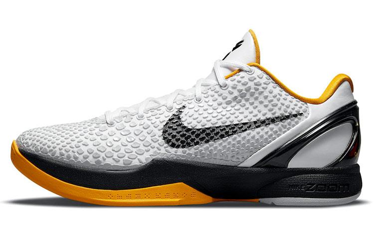 

Кроссовки унисекс Nike Zoom Kobe 6 Protro White Del Sol 2021 белые 35.5 EU, Белый, Zoom Kobe 6 Protro White Del Sol 2021