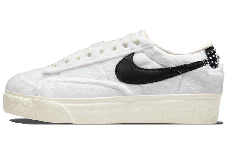 

Кеды унисекс Nike Blazer Low Platform белые 38.5 EU, Белый, Blazer Low Platform