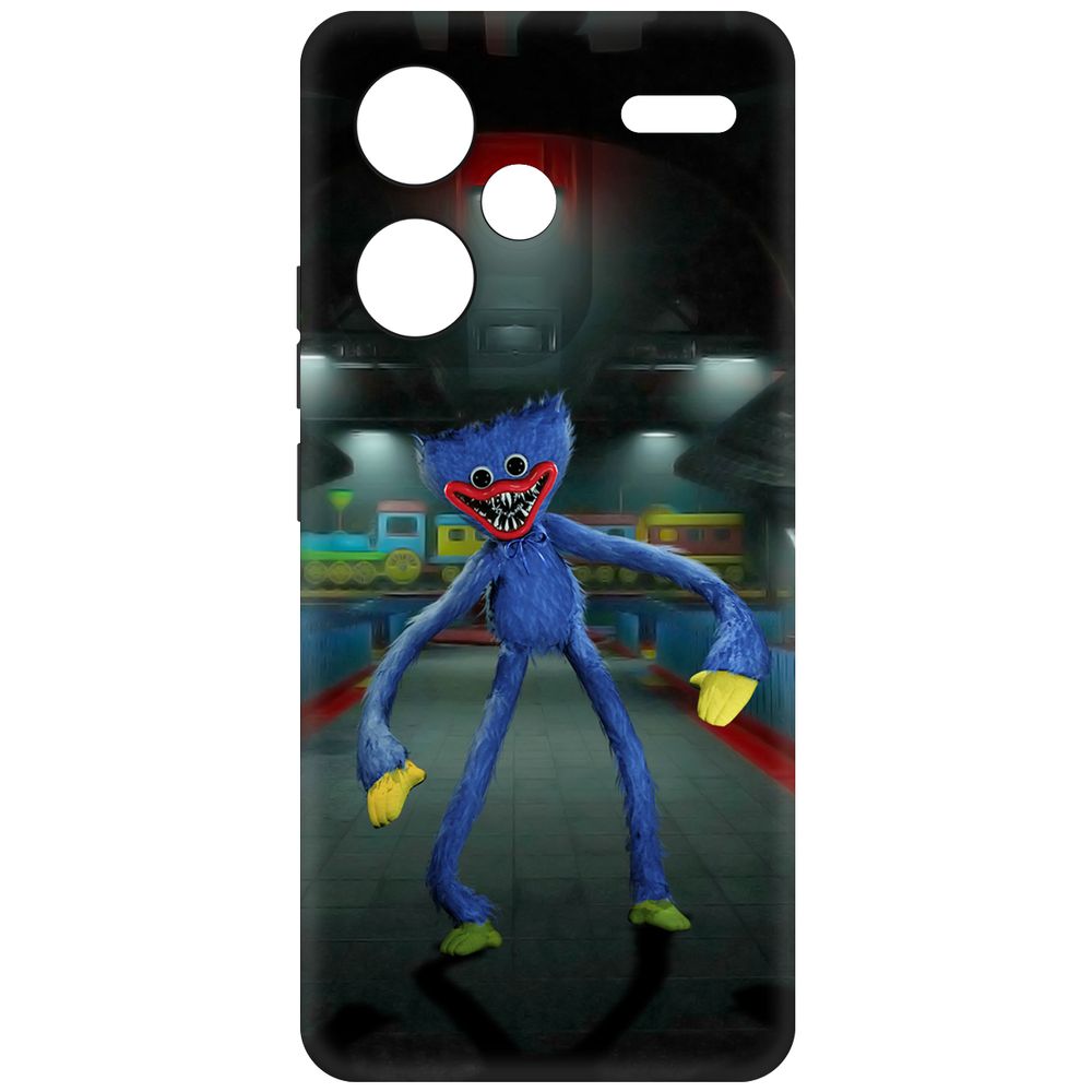 

Чехол-накладка Krutoff Soft Case Хаги Ваги для Xiaomi Redmi Note 13 Pro+ 5G черный