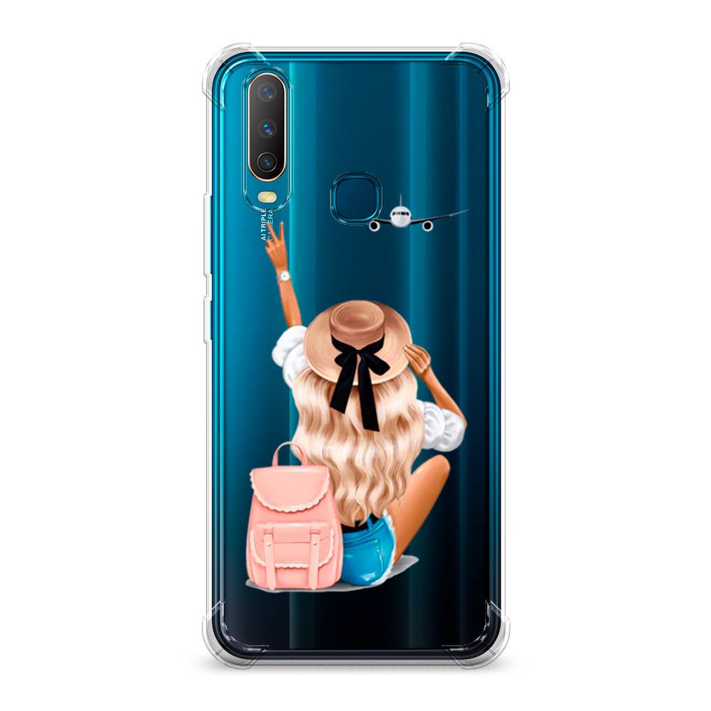 

Чехол Awog на Vivo Y12/Y17 "Автостопом самолетом", Разноцветный, 261851-1