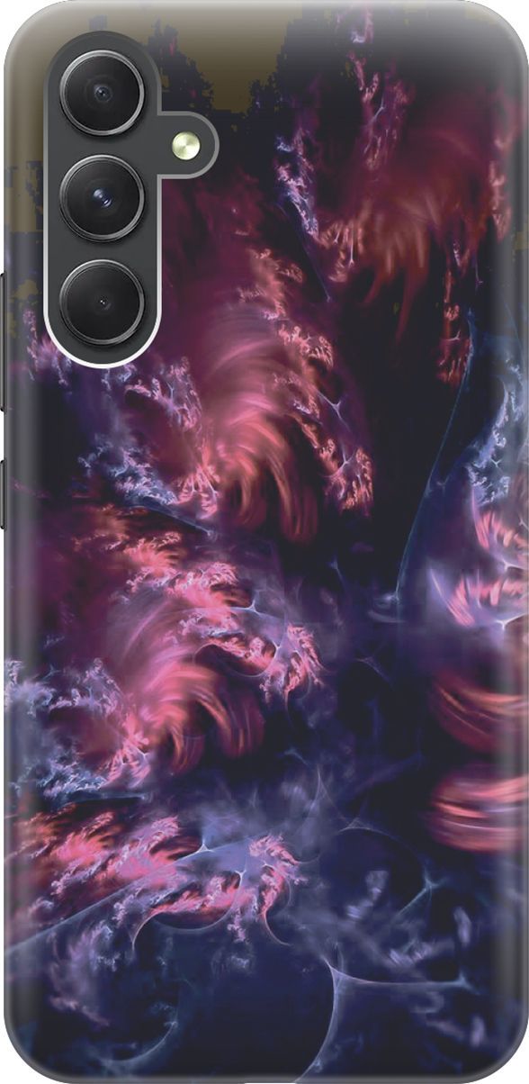 

Чехол на Samsung Galaxy A54 5G "Розово-фиолетовые молнии", Розовый;фиолетовый, 158749
