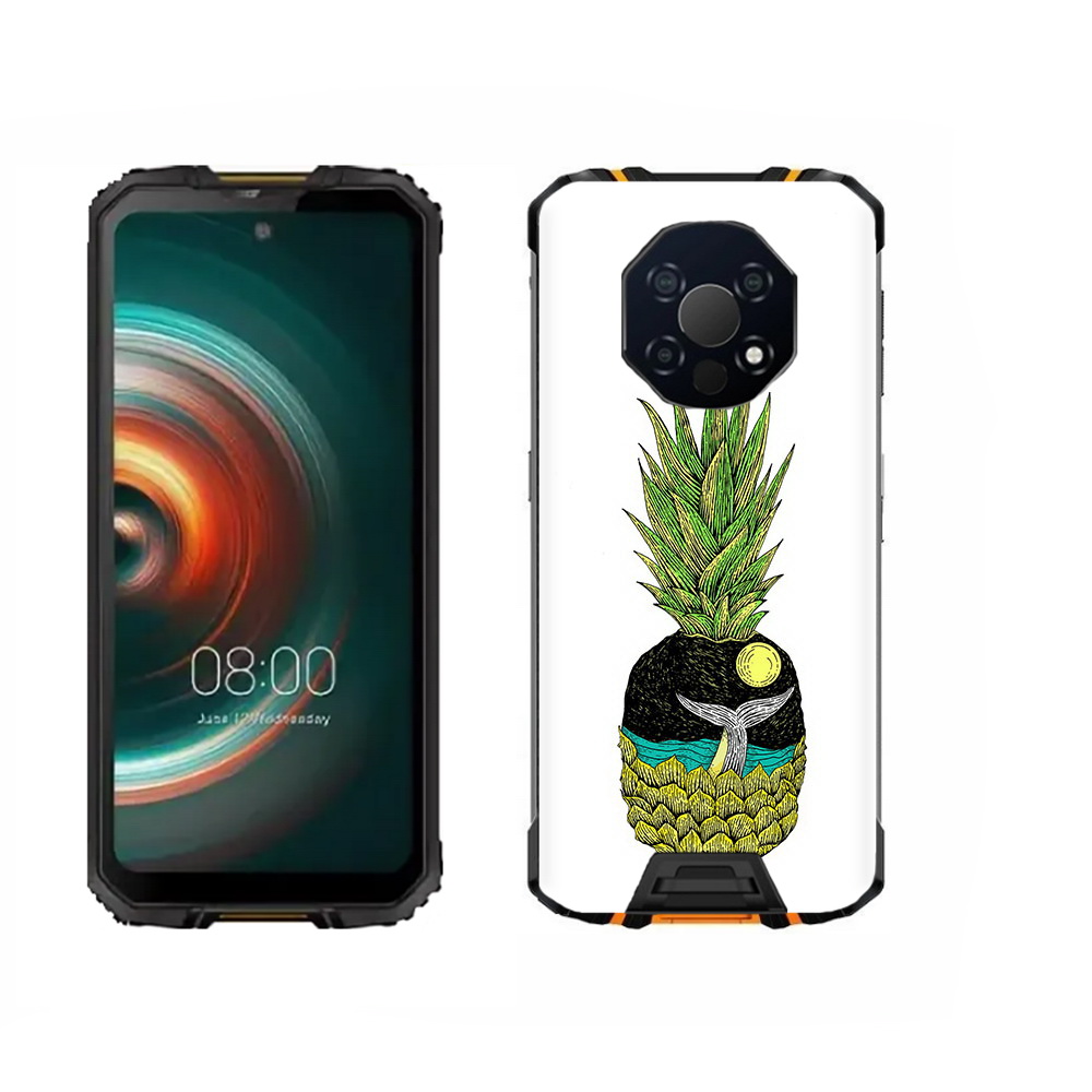 

Чехол MyPads Tocco для Oukitel WP13 ананас с китом, Прозрачный, Tocco