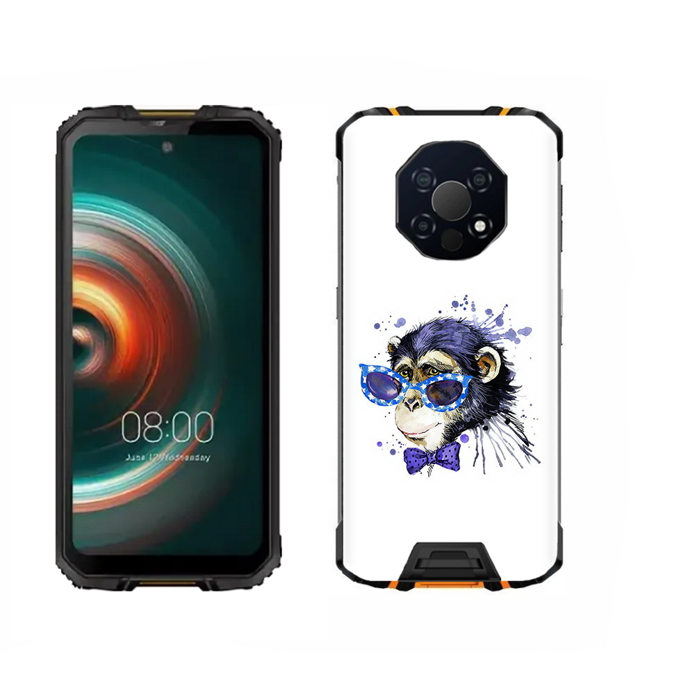 

Чехол MyPads Tocco для Oukitel WP13 акварельная обезьяна, Прозрачный, Tocco
