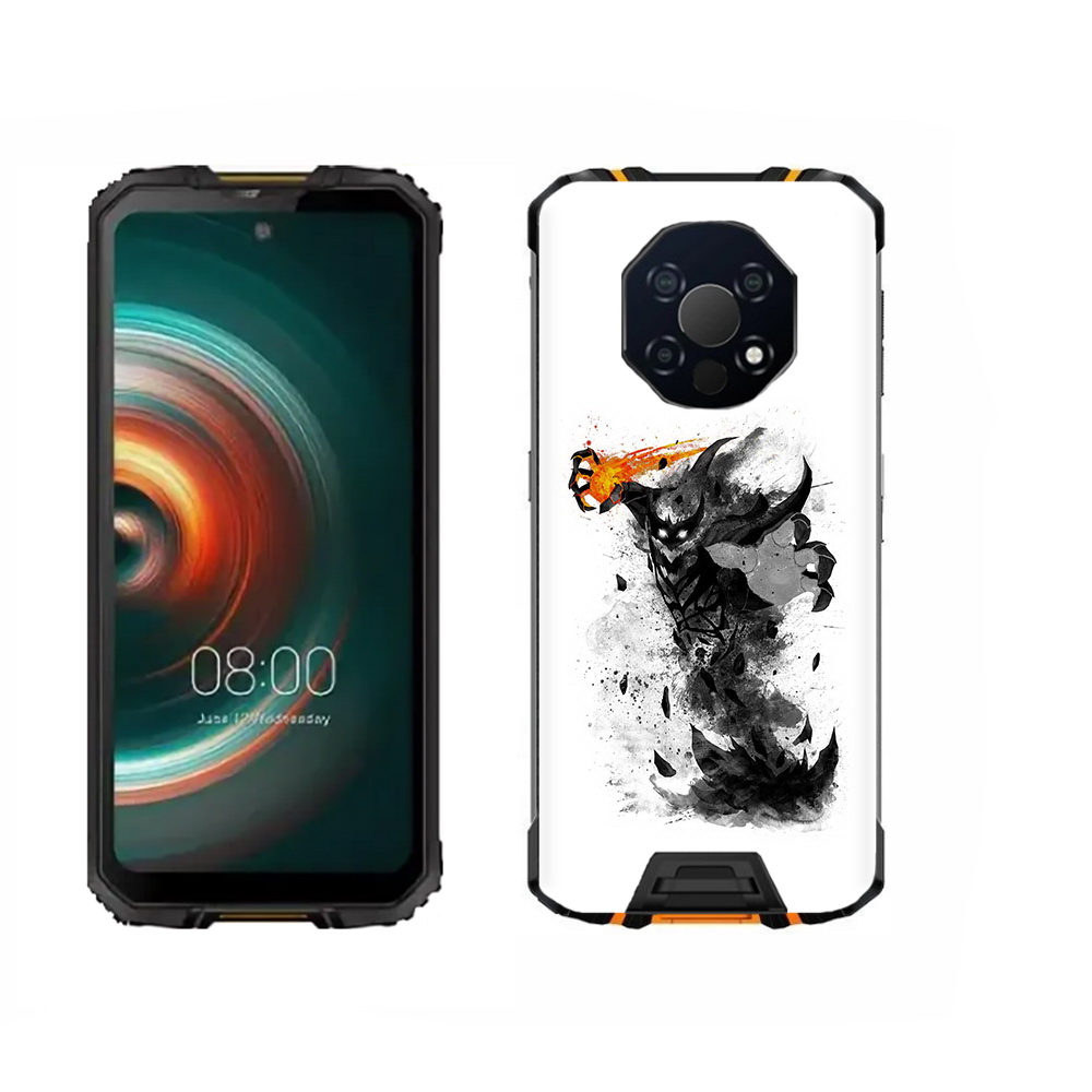 

Чехол MyPads Tocco для Oukitel WP13 nevermore черно белый, Прозрачный, Tocco