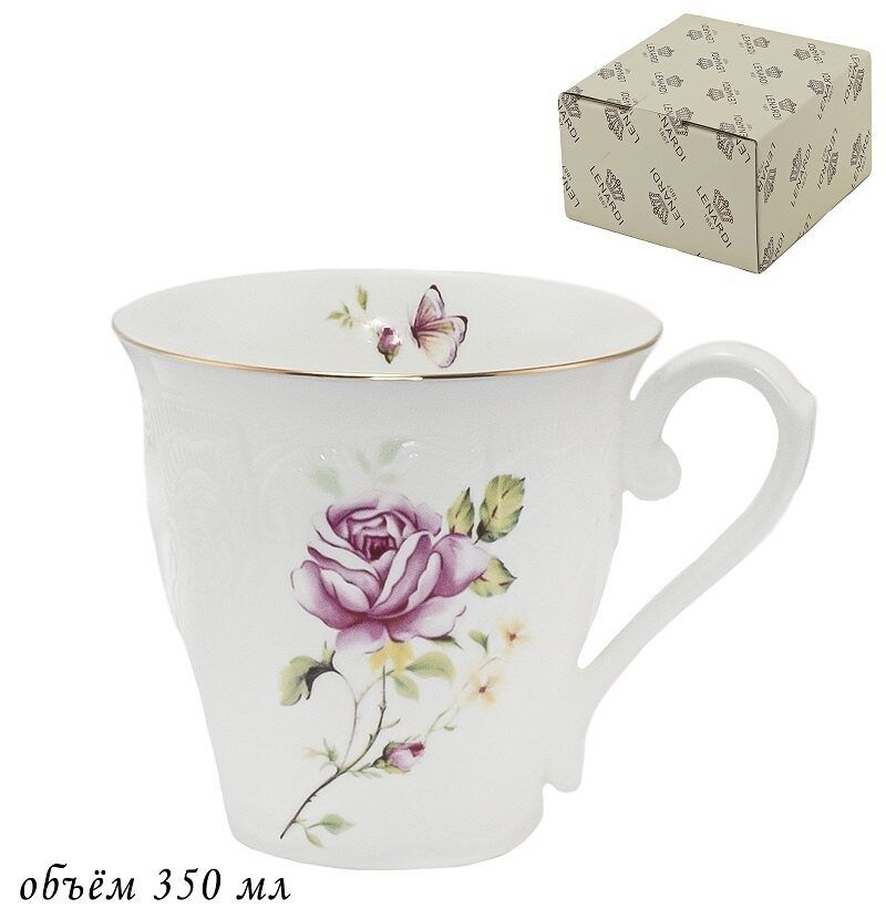 

Кружка Lenardi Maria Rose 350мл, фарфор